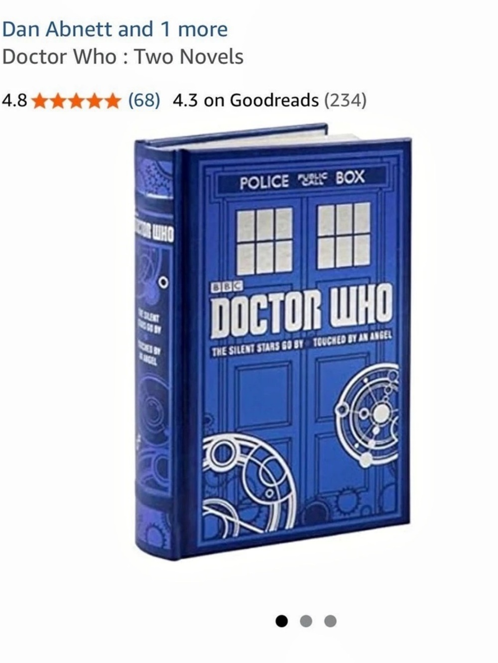 BBC Books Doctor Who: Two Novels Blue Book Like New
